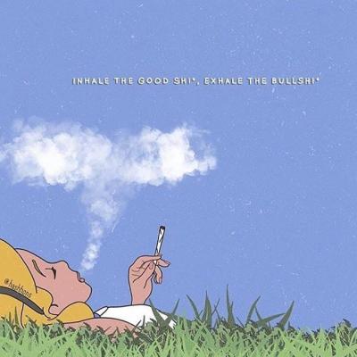 #inhale #exhale #respira #good #bullshit #weed #blue #feelingblue #cartoons #looney #legalize #weedislife #loveweed #weedlove #weedstagram #weedstagram420 #high #hightimes #highsociety #highallday #barcelona #spain #cannabis #cannabisclub #weedcard #weedcardapp | Cannabis Barcelona